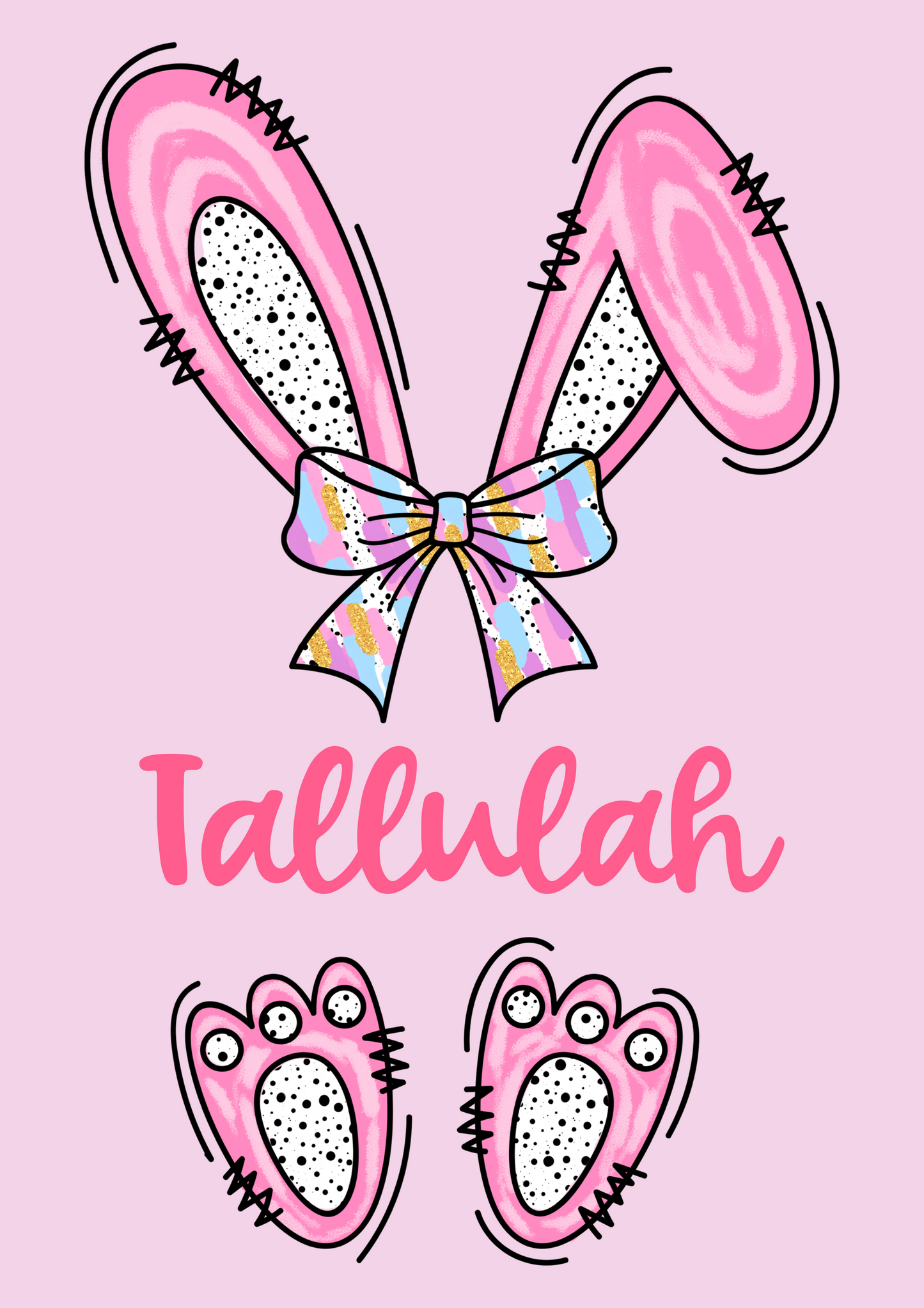 Easter Bunny Name - PINK