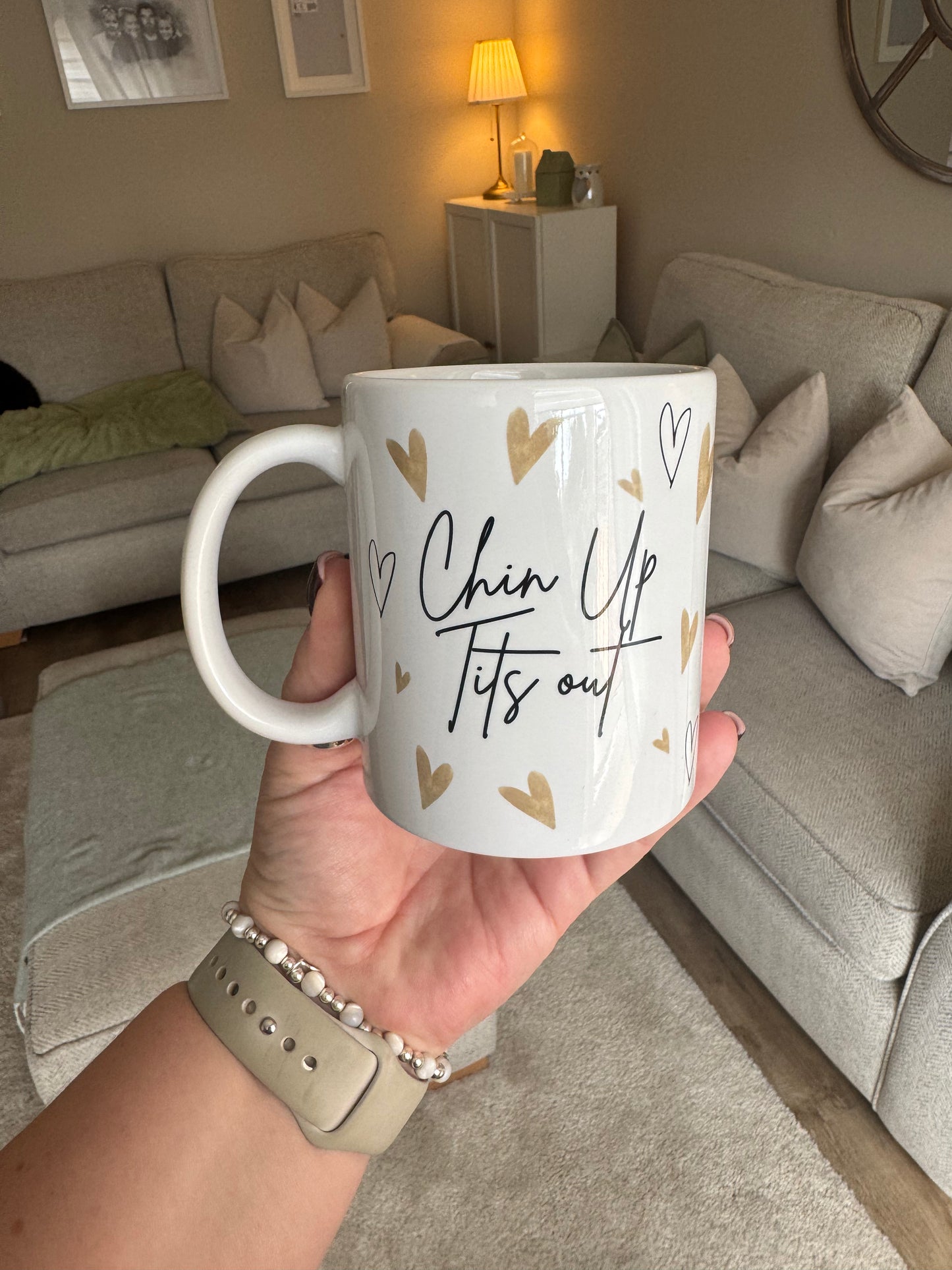 Neutral - Chin Up, Tits Out Mug