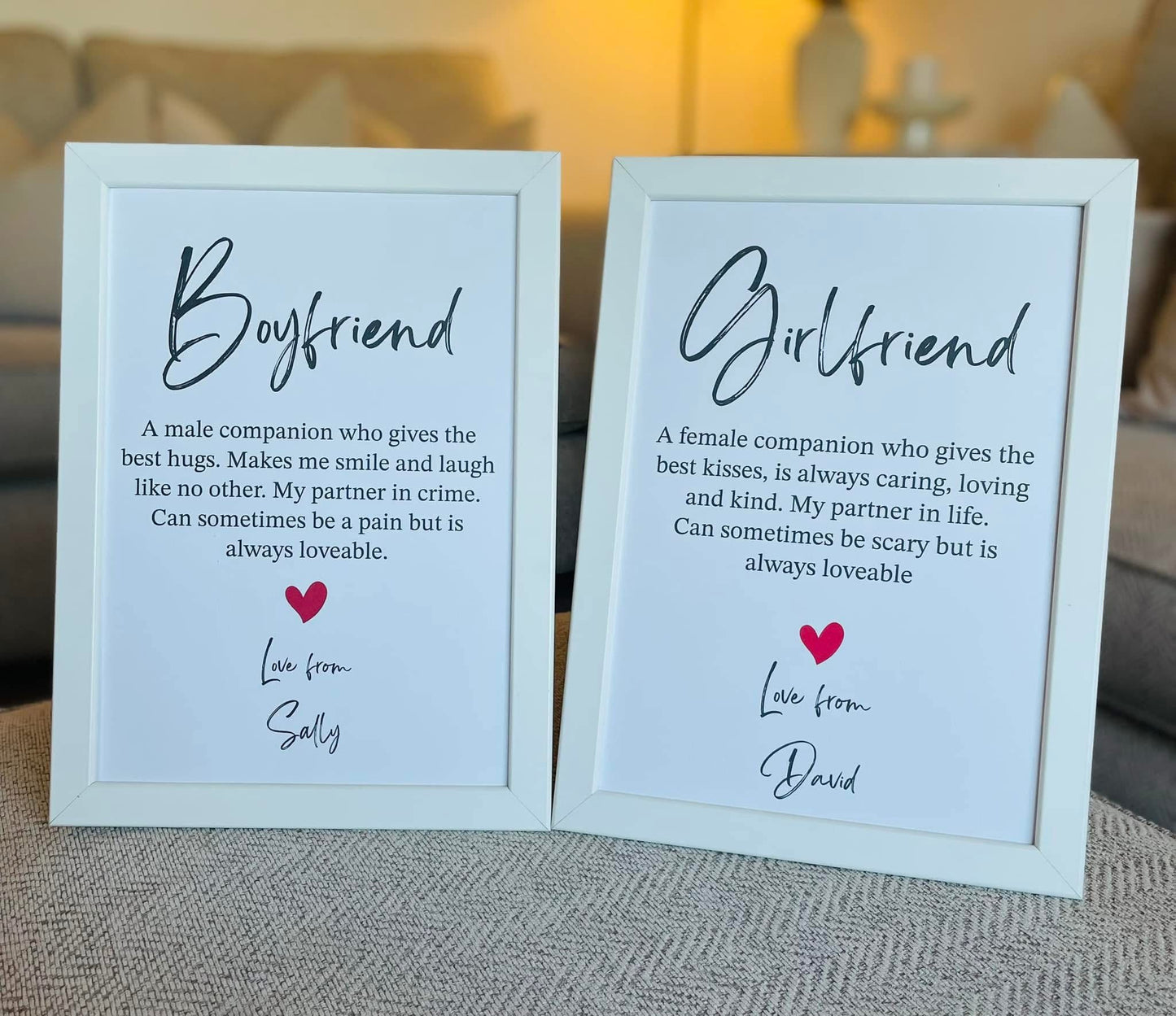 Boyfriend & Girlfriend Prints