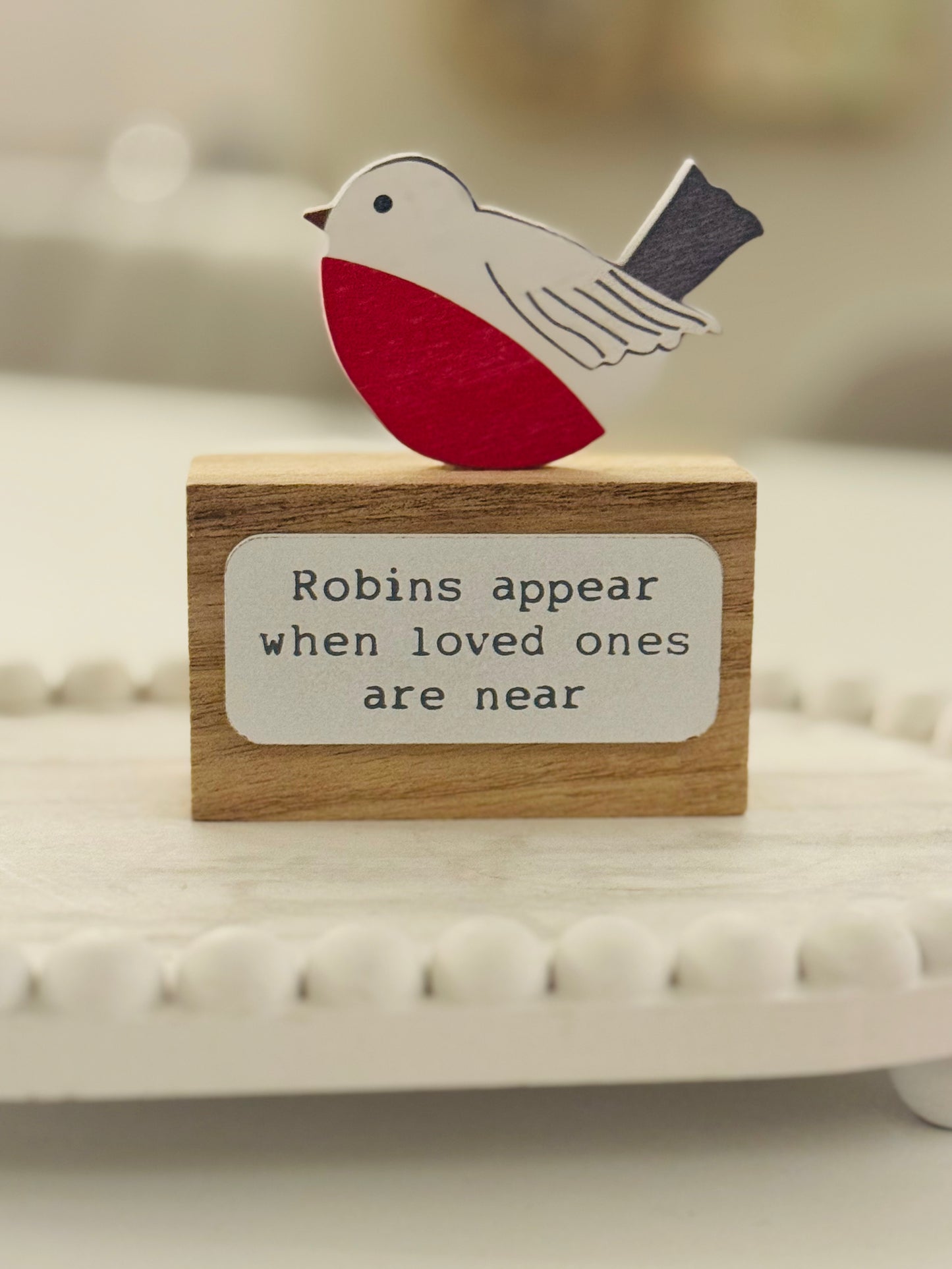 Robins appear when loved ones are near 9cm