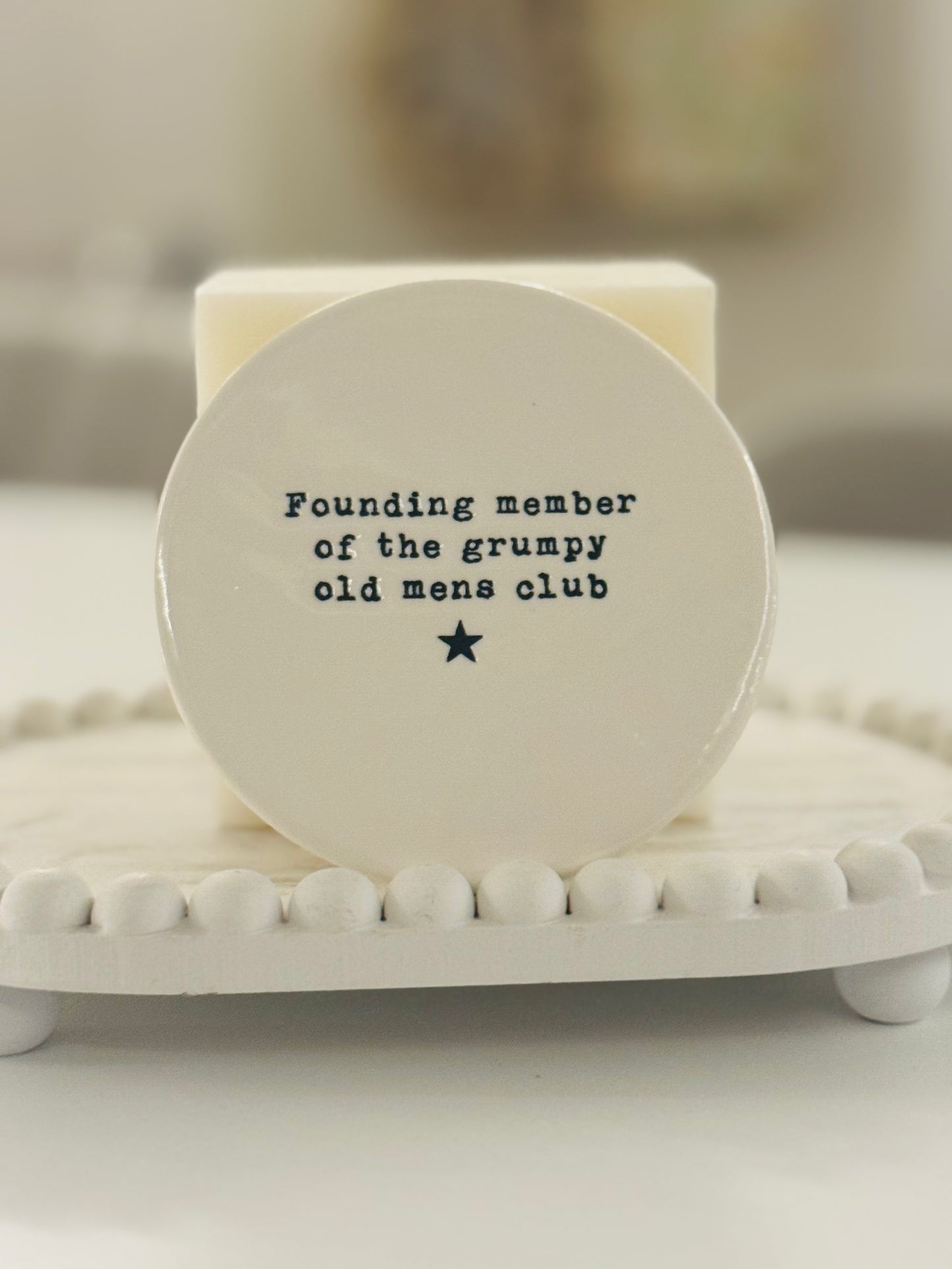 Grumpy Mans Club Coaster