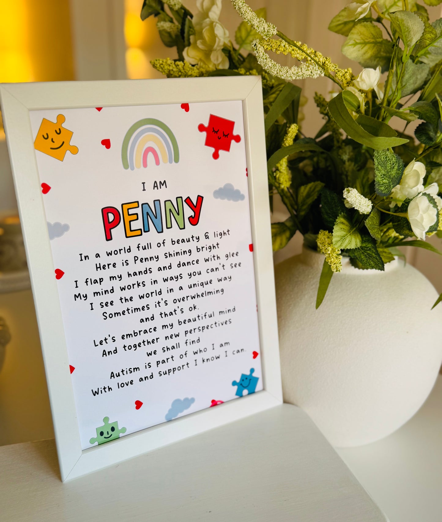 Personalised Autism Print