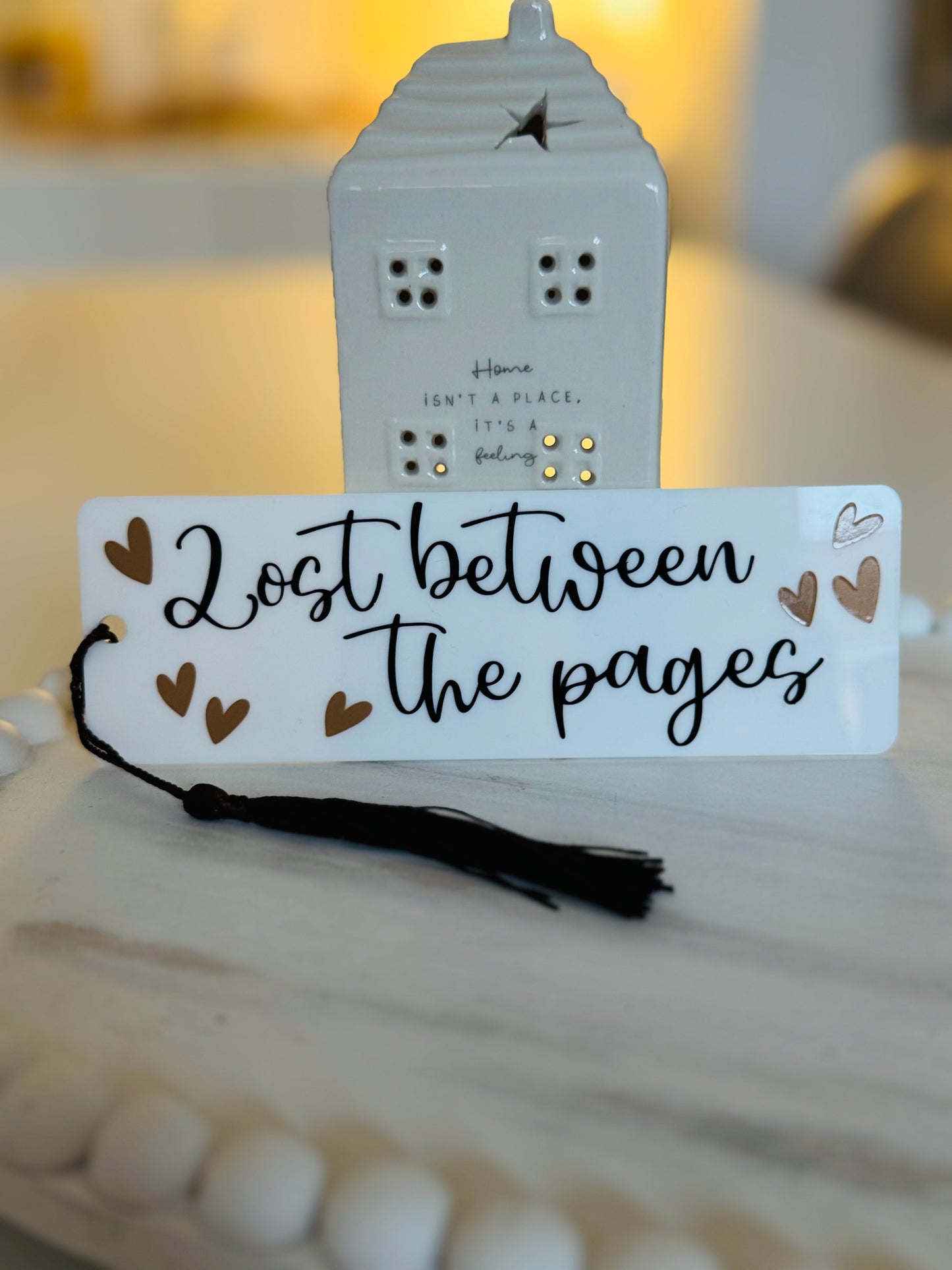 Lost between the pages bookmark