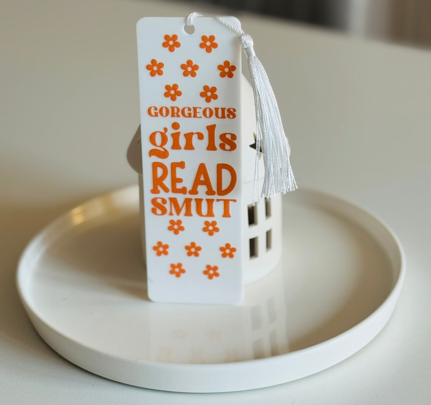 Orange Hot Girls Bookmark