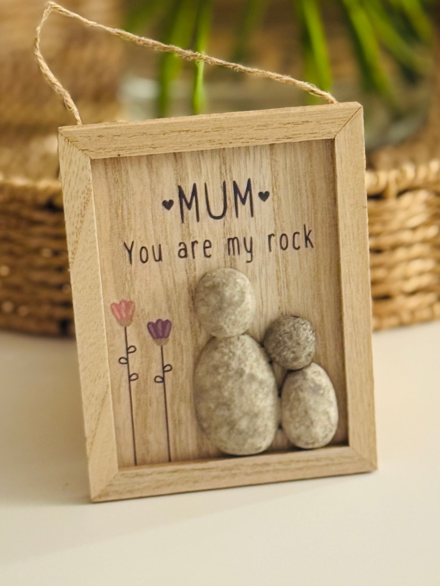 Mum Pebble Sign