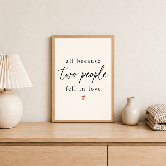 Two People Print