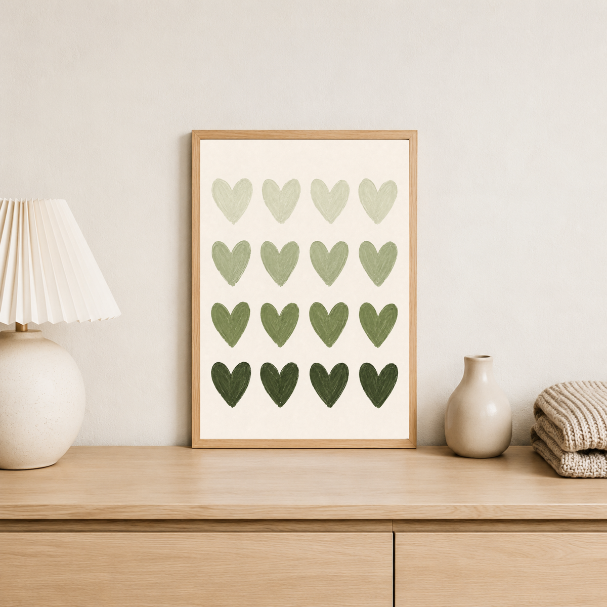 Watercolour Hearts Prints