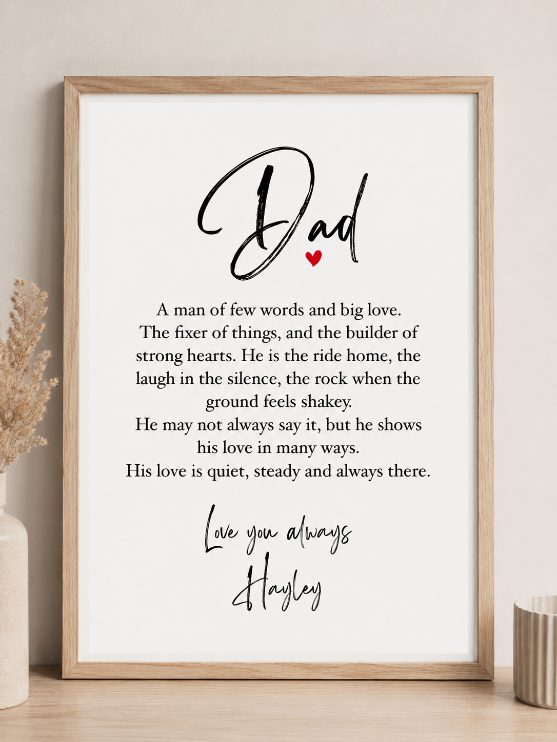 Dad A4 Print
