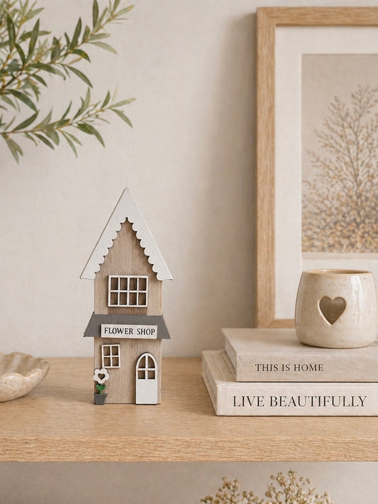 **NEW** Flower Shop Mini House 17cm