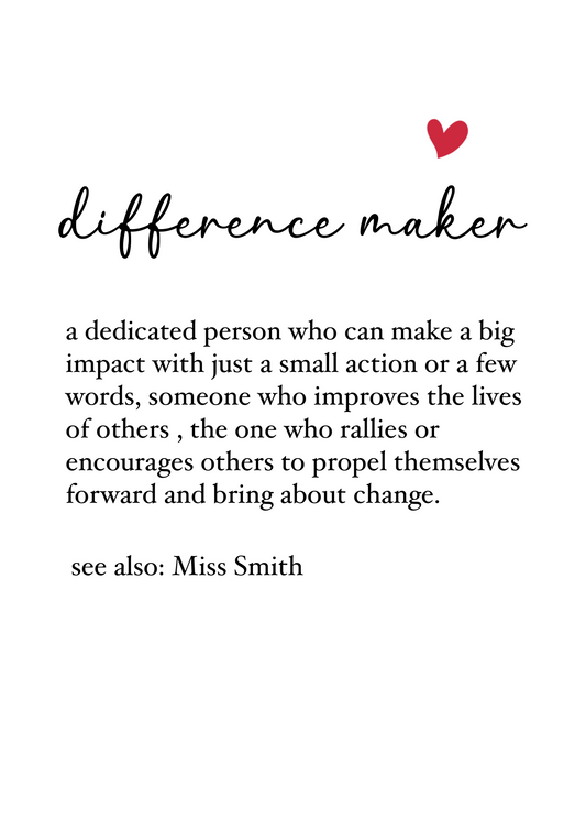 Difference Maker Print A4