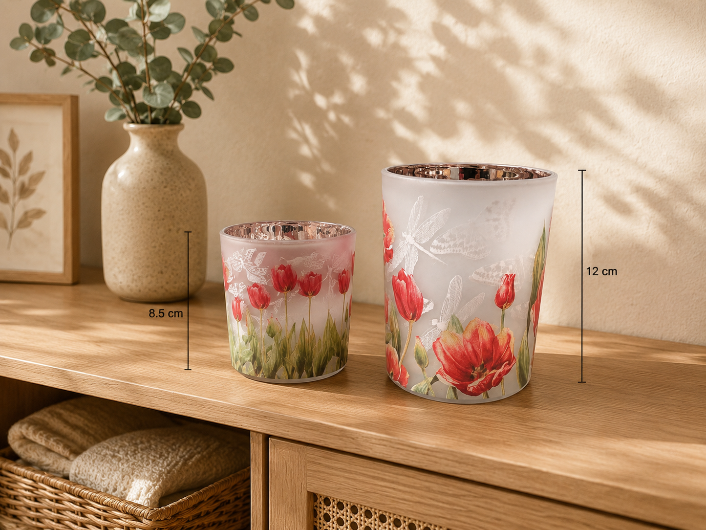 **NEW** Poppy Candle Holder Set