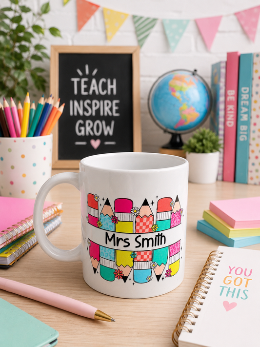 Teacher Pencil Mug