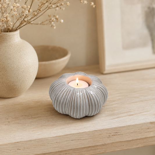 Neutral Pumpkin Tealight holder