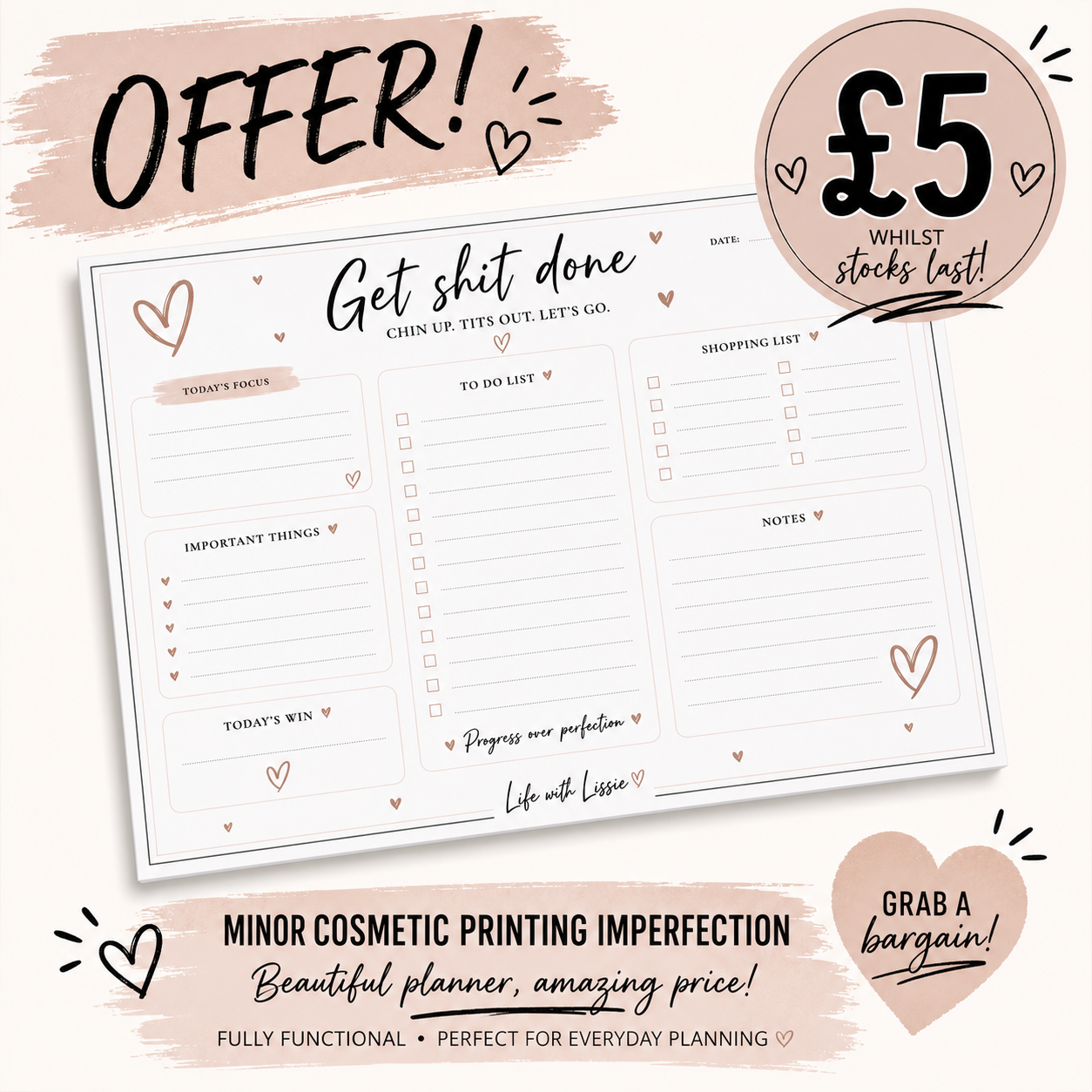 OFFER** £5 Planner**