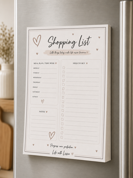 NEW -LWL Shopping List and Meal planner