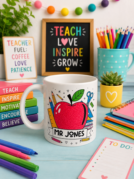 Teacher Apple Mug