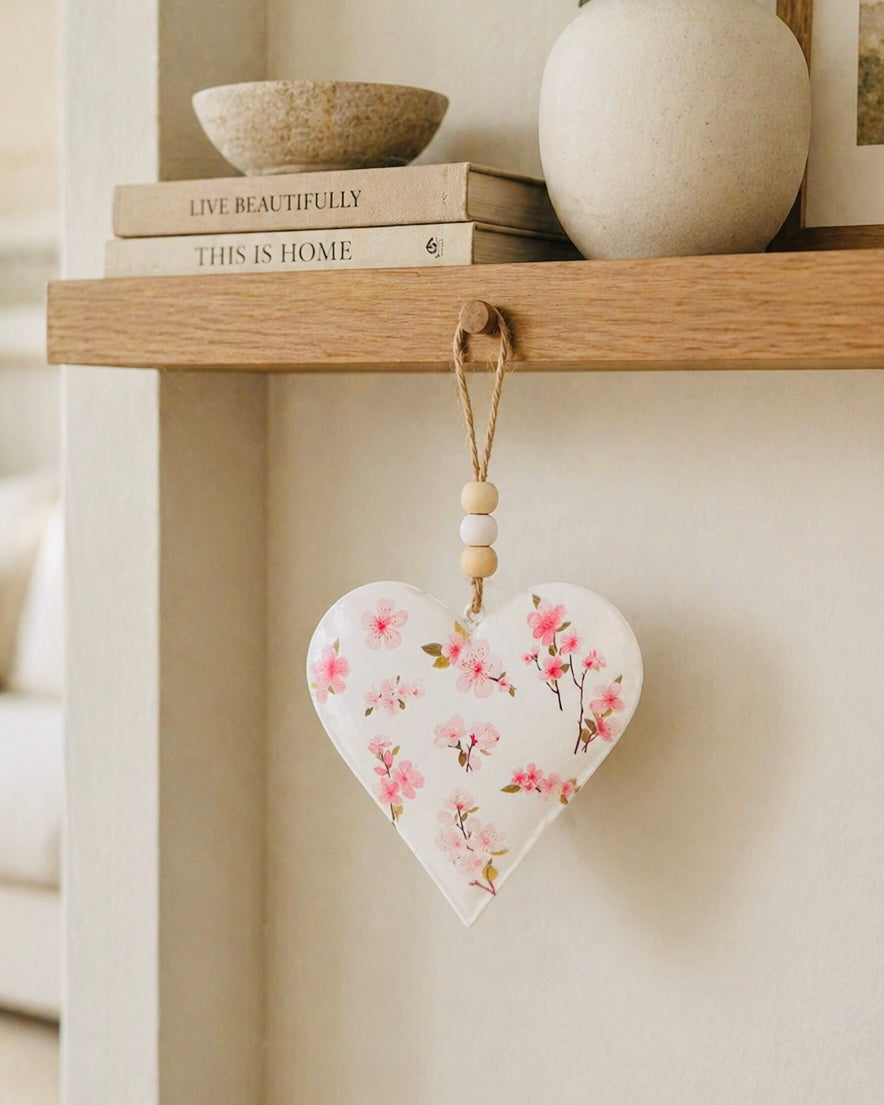 Floral Hanging Heart