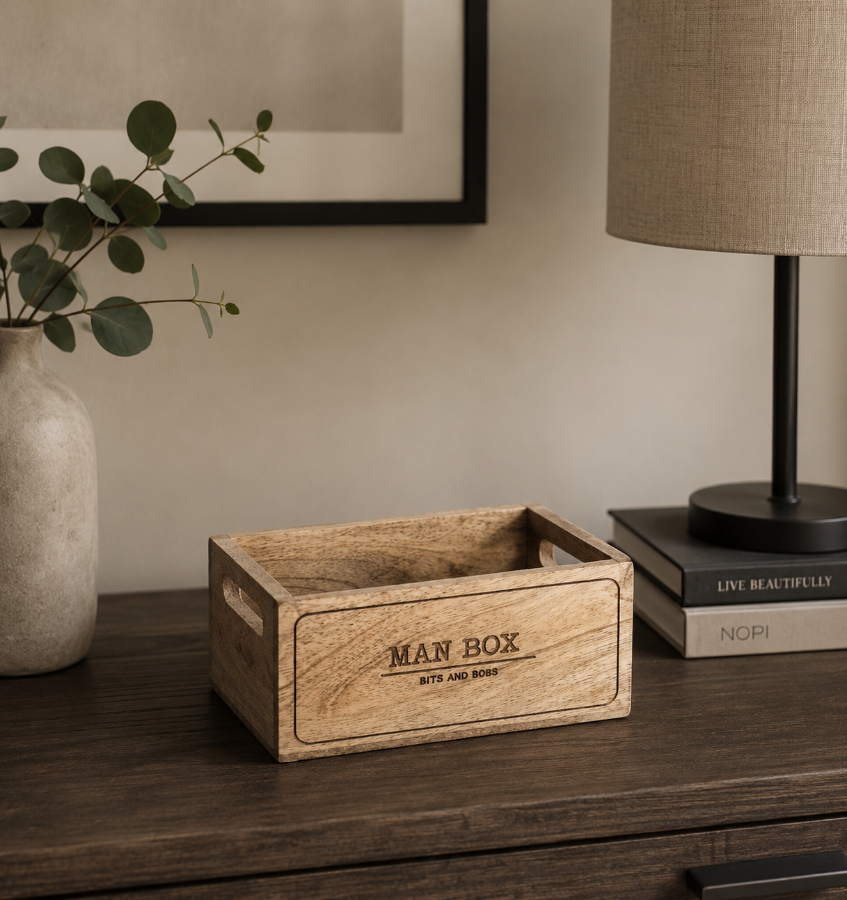 Man Box 13cm x9cm
