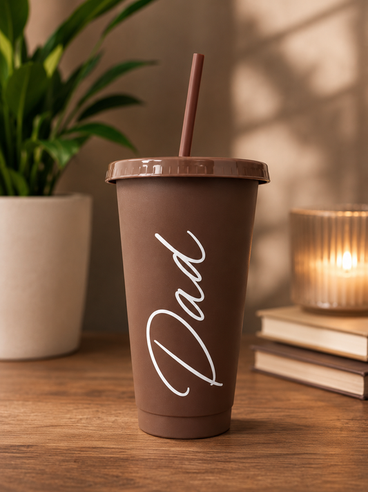 Dad Cold Cup Brown
