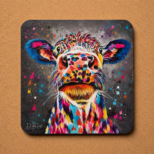 **NEW** Posh Cow Coaster