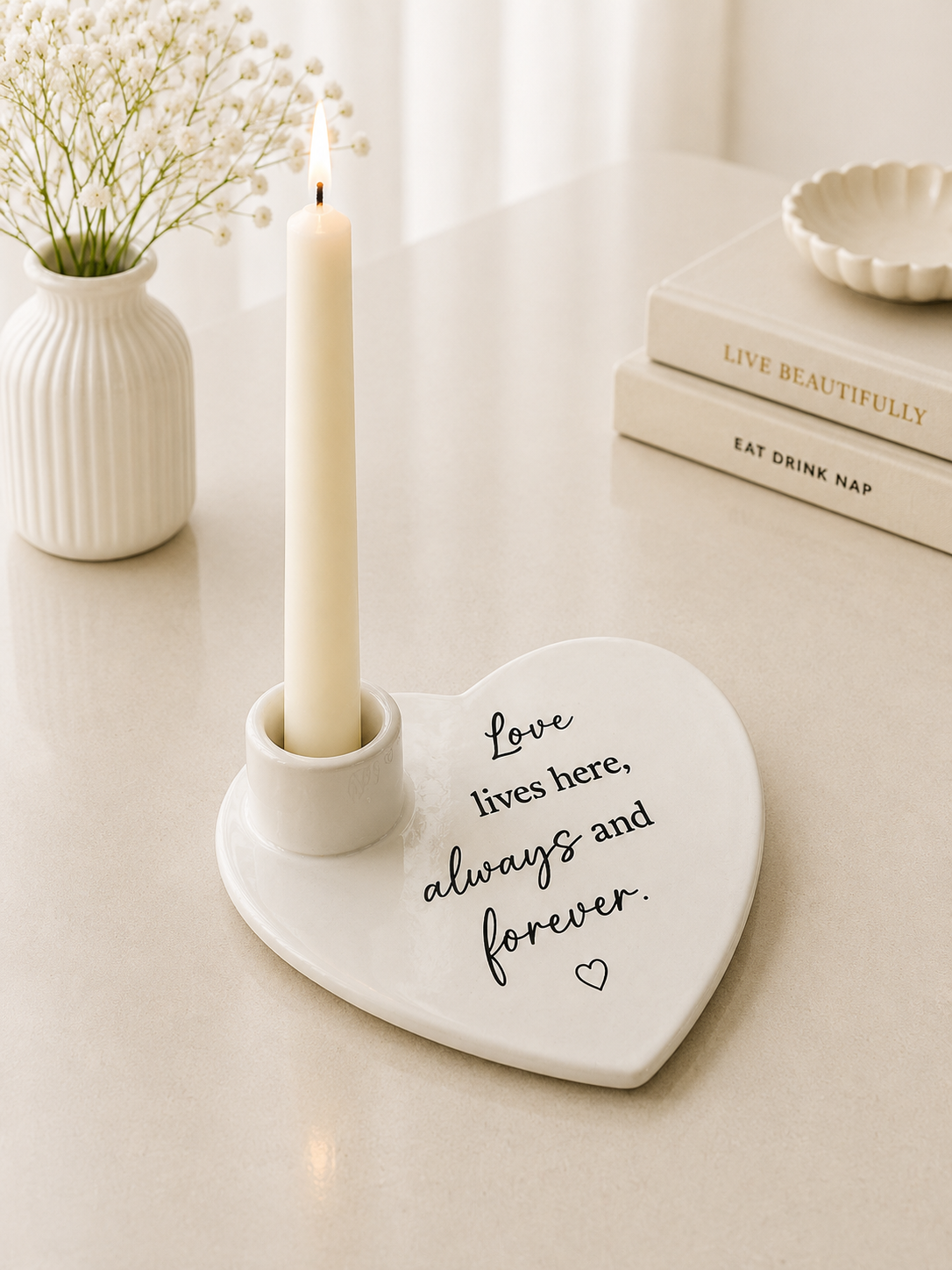 **NEW** Love lives here Candle Holder