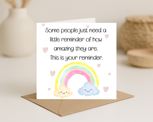 Amazing Person Card