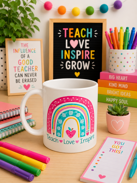 Teach, Love, Inspire Mug