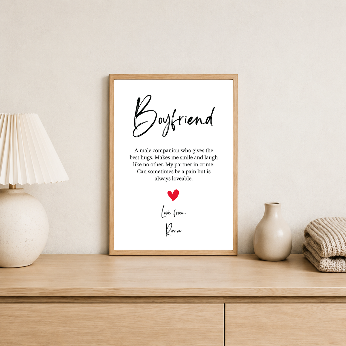 Boyfriend Print
