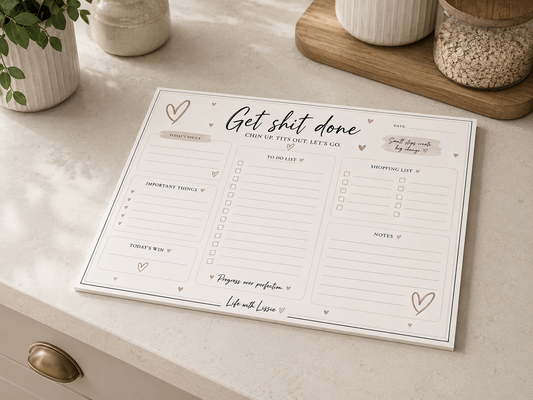 NEW - Get Sh*t Done A4 tear off planner