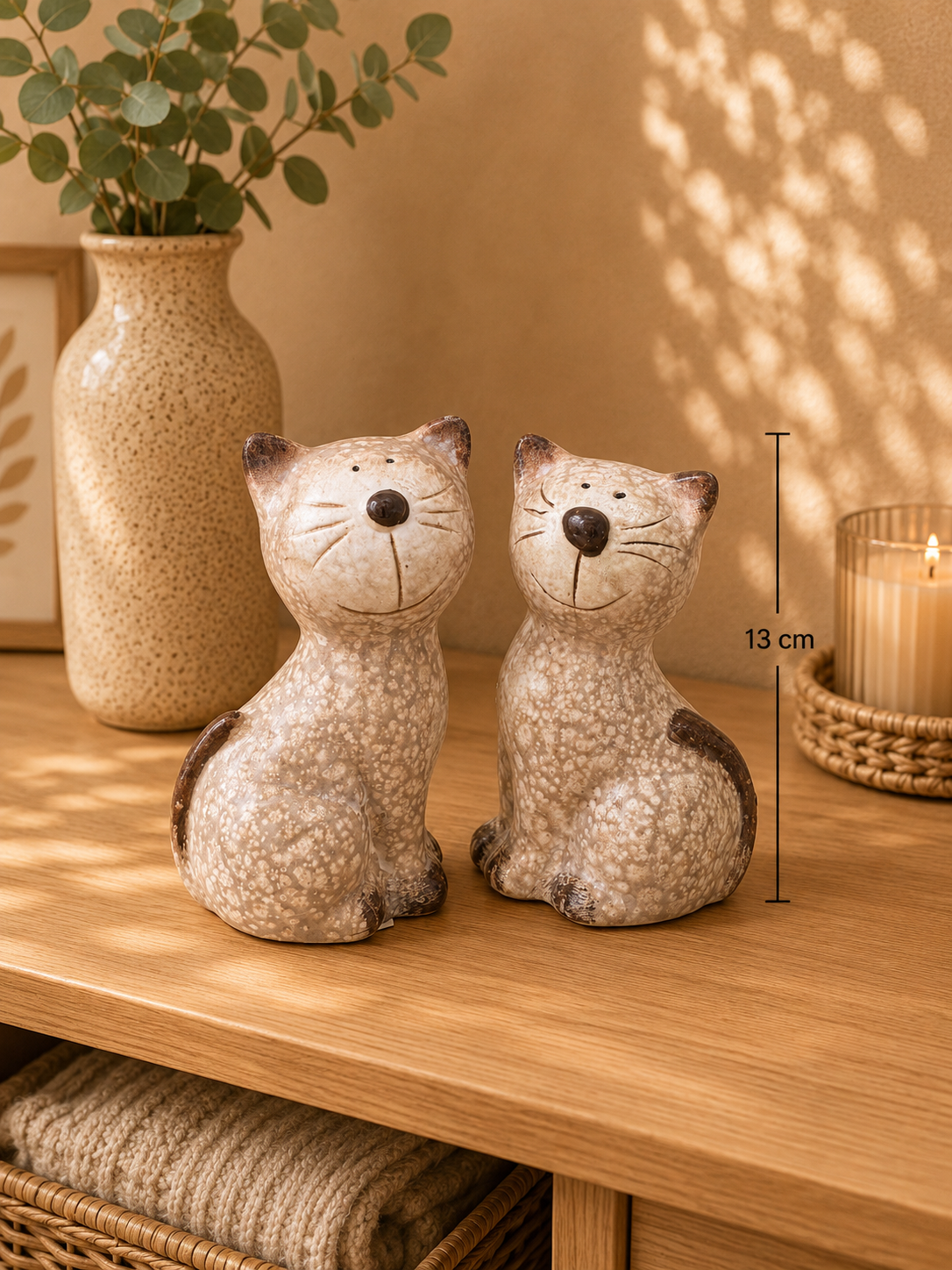 **NEW** Cute Glazed Cat Duo