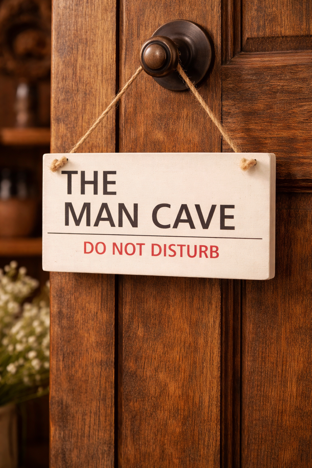 The Man Cave Sign 18cm