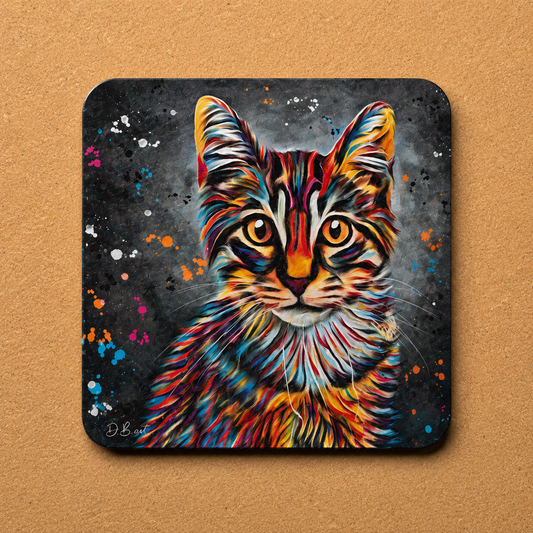 **NEW** Tabby Cat Coaster