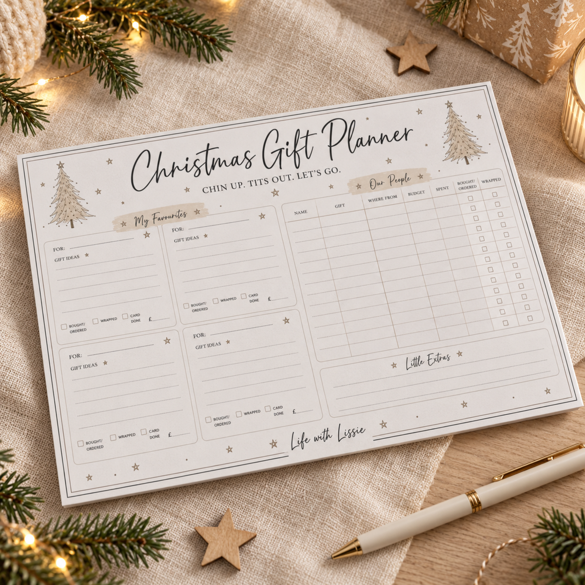 Christmas Gift Planner