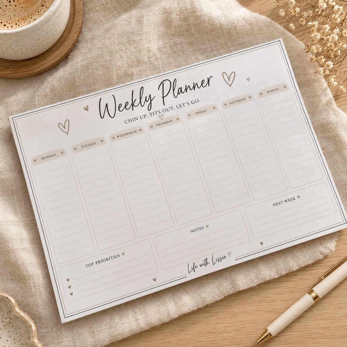 The Weekly Planner