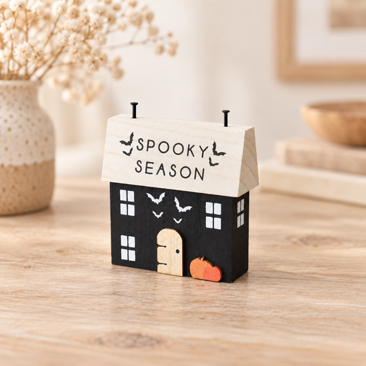 New - Spooky Season wooden house.