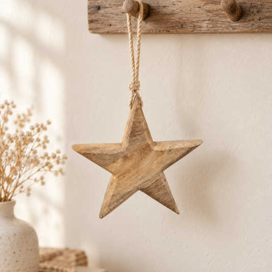 NEW - Wooden Star