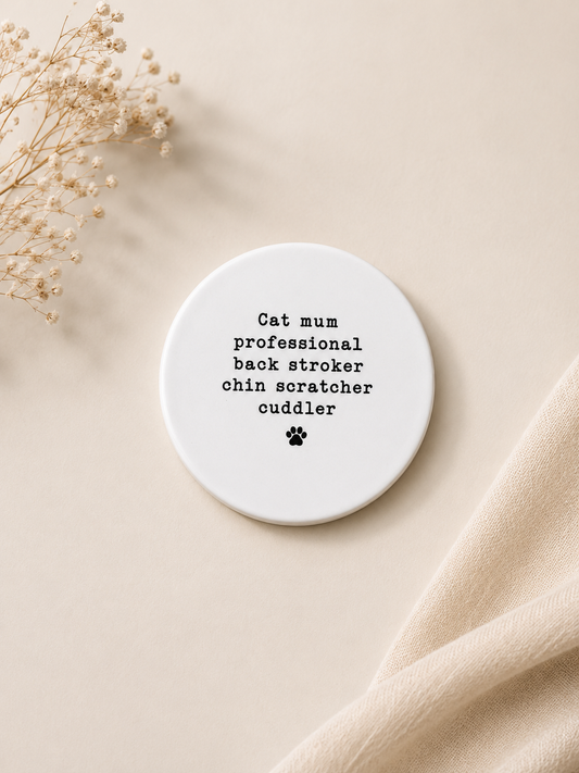 **NEW** Cat Mum Coaster