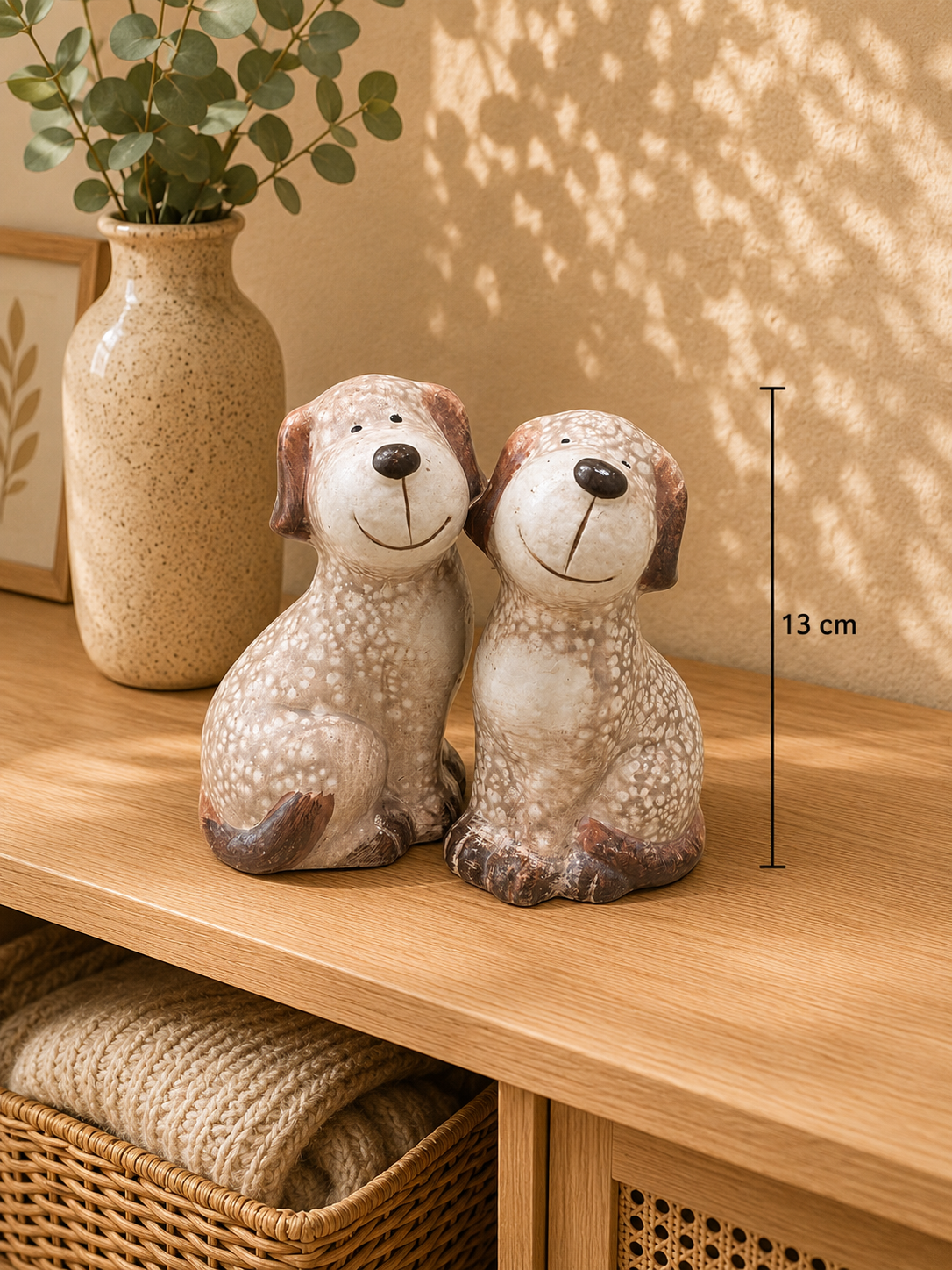 **NEW** Cute Glazed Dog Duo