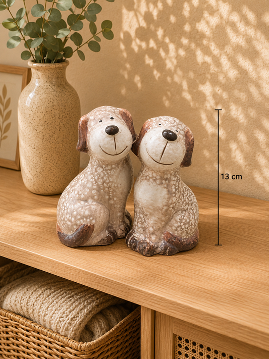 **NEW** Cute Glazed Dog Duo