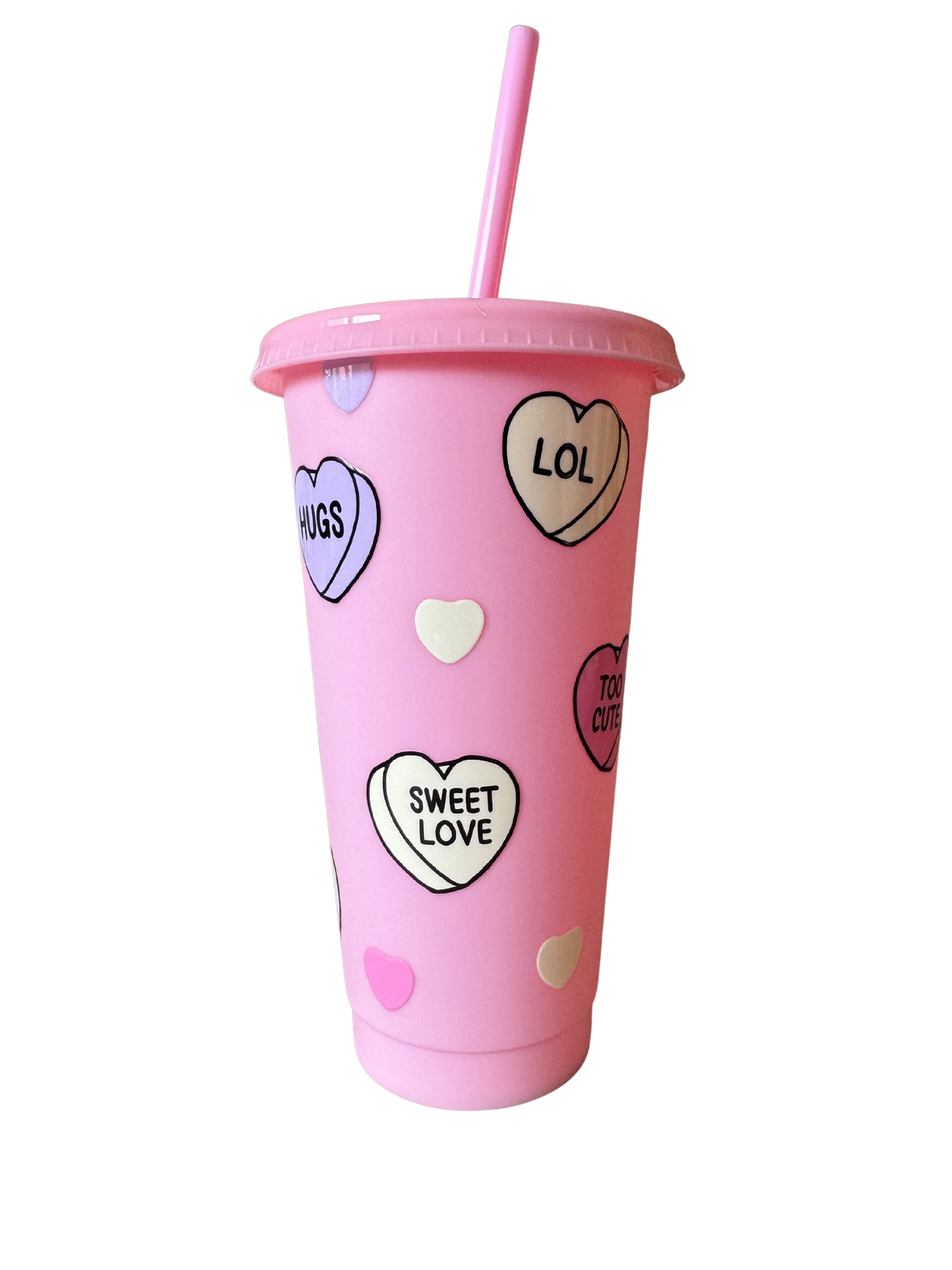 Love Hearts Cold Cup