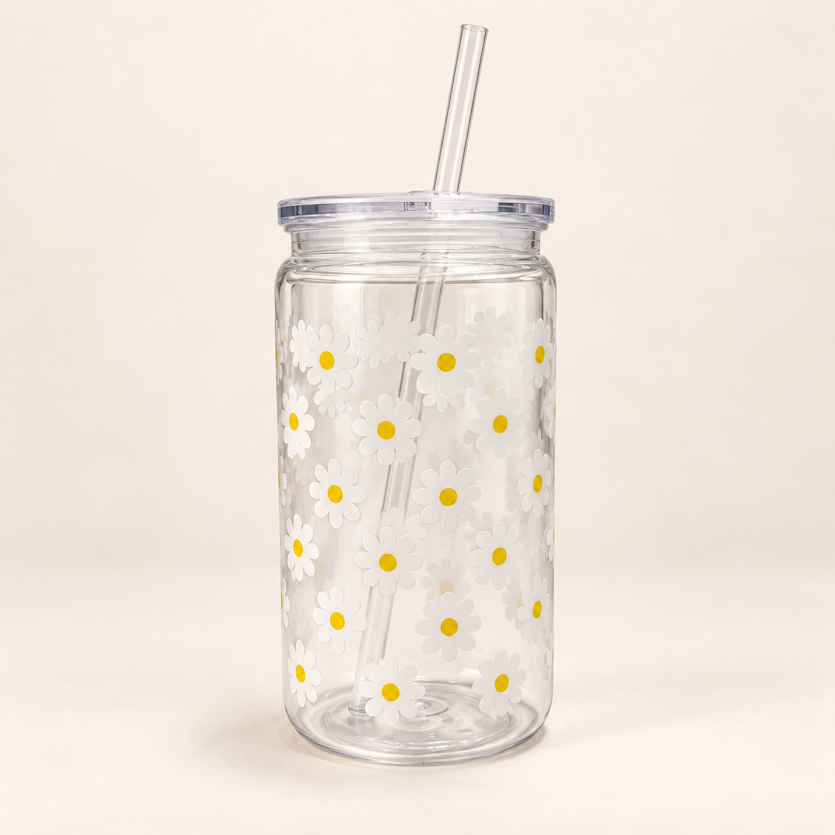Daisy Plastic Can