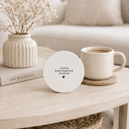 NEW Coffee appreciation coaster