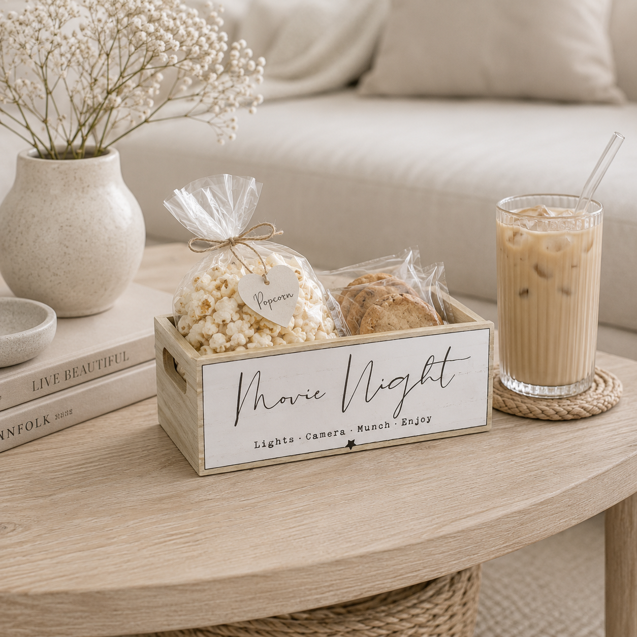 NEW Movie night snack box 25cm