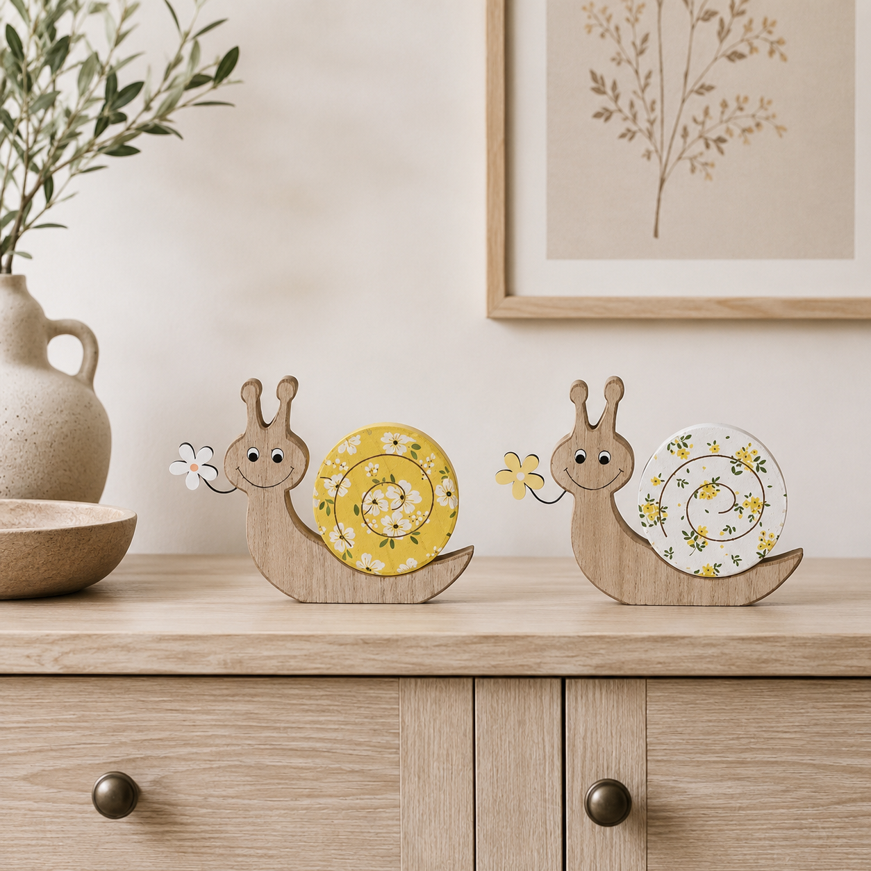 NEW - Floral Snail Set