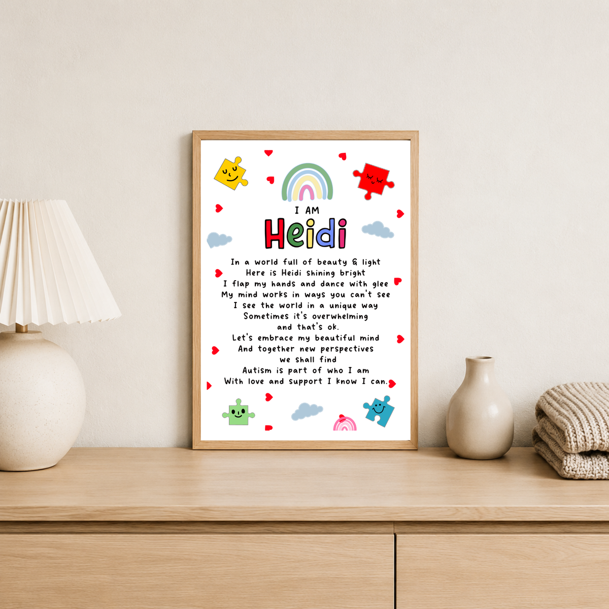 Personalised Autism Print