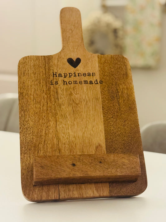 Happiness is Homemade cookbook/ipad stand