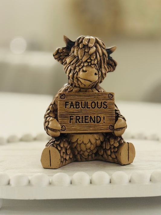 Fabulous Friend Highland cow