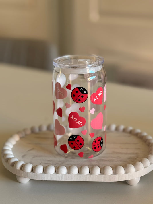 Love Ladybird 16oz plastic can