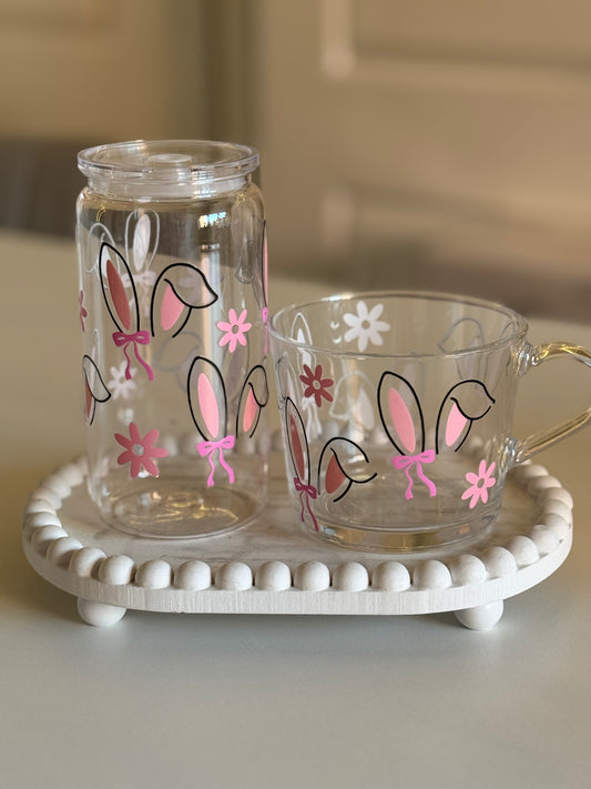 Easter Bunny Ears mug / can