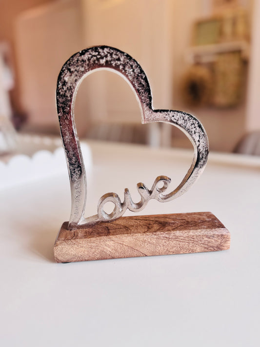 Large Metal Love Sign